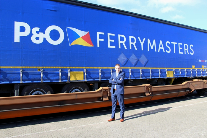 P&O Ferrymasters' rail trailer service between CLIP Swarzędz and Europoort Rotterdam